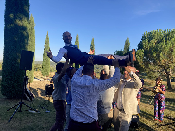 Défi portage en groupe